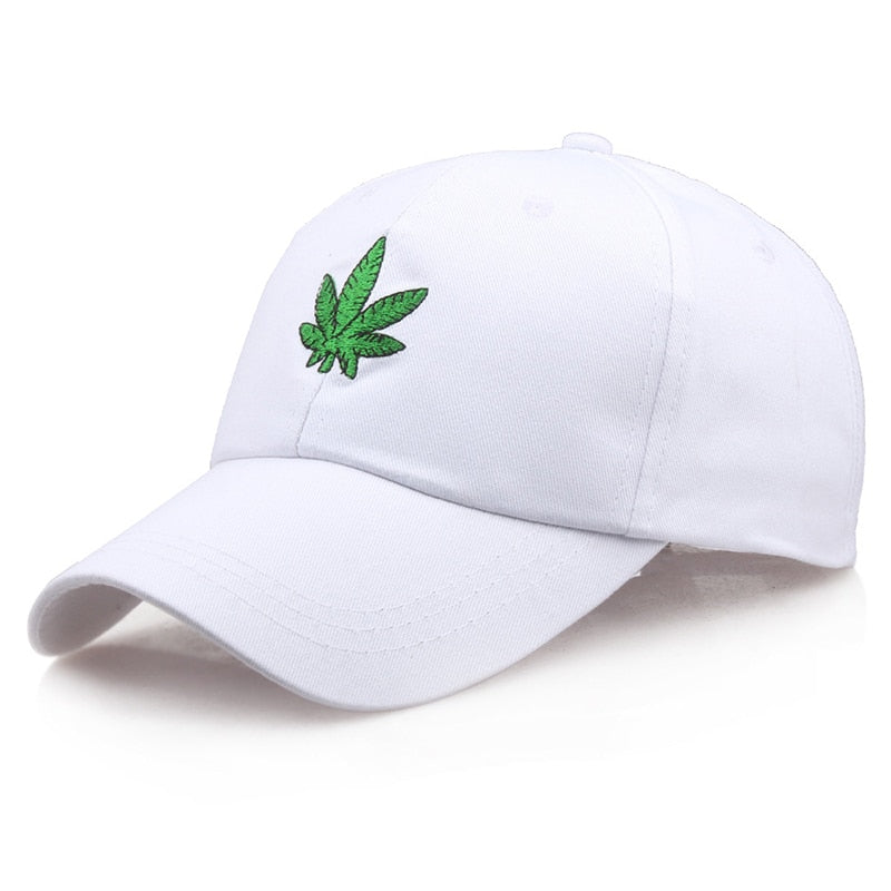 Unisex Baseball Cap Maple Leaves Embroidery Men Women Snapback New Fashion Outdoor Weed Duck Tongue Hip Hop Hat Caps CP0091