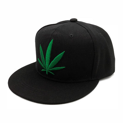 Maple leaf Snapback Hats Hip Hop weed Baseball Cap I Gorras Bones LOVE Haters For Men Women Bone Aba Reta Gorras Homme Casquette