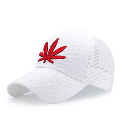 3D Embroidery Weed Baseball Caps 2019 Snapback Hat For Men Women Breathable Mesh Camouflage Dad Hat Casual Cap Truck Hats