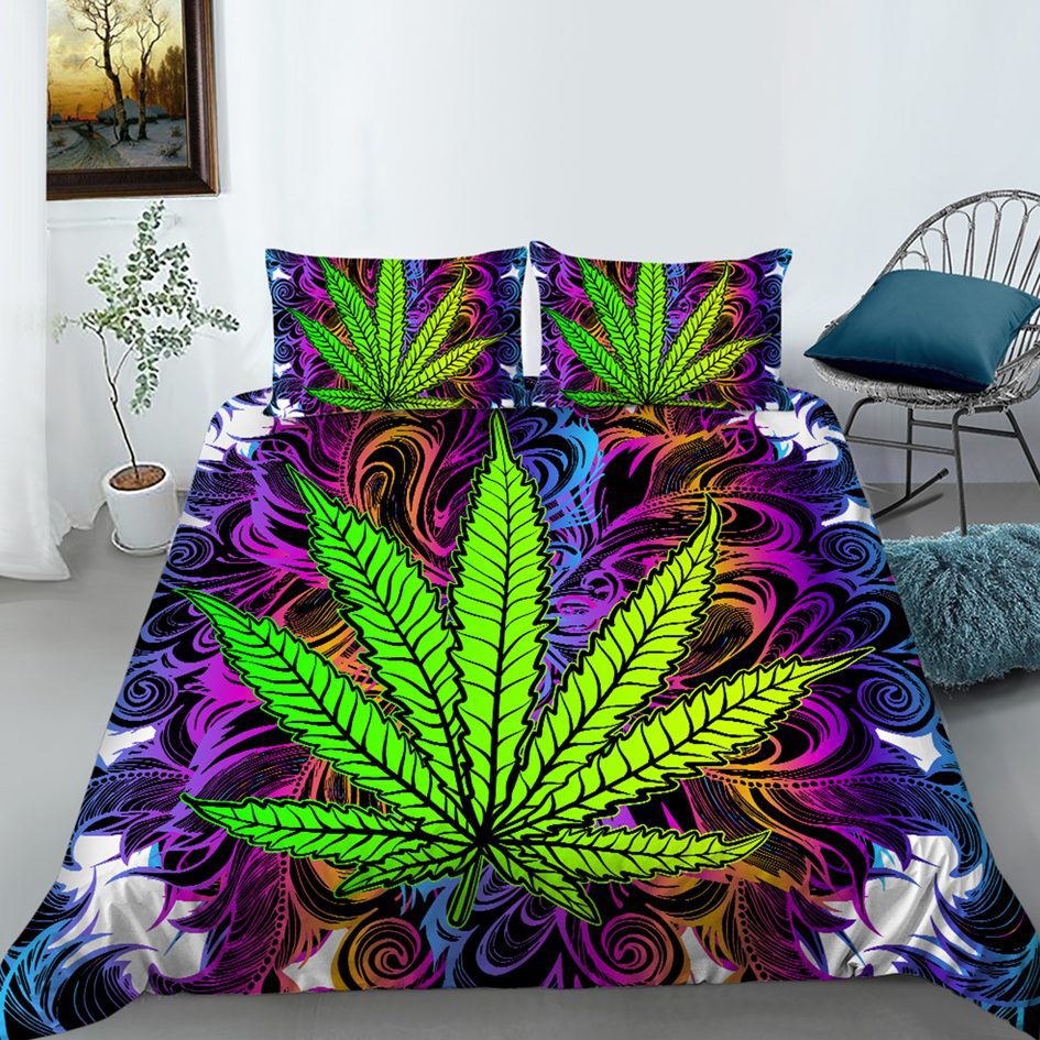 Mr Johnny Green | Digital Printed 3Pcs Queen Size Duvet Cover_0