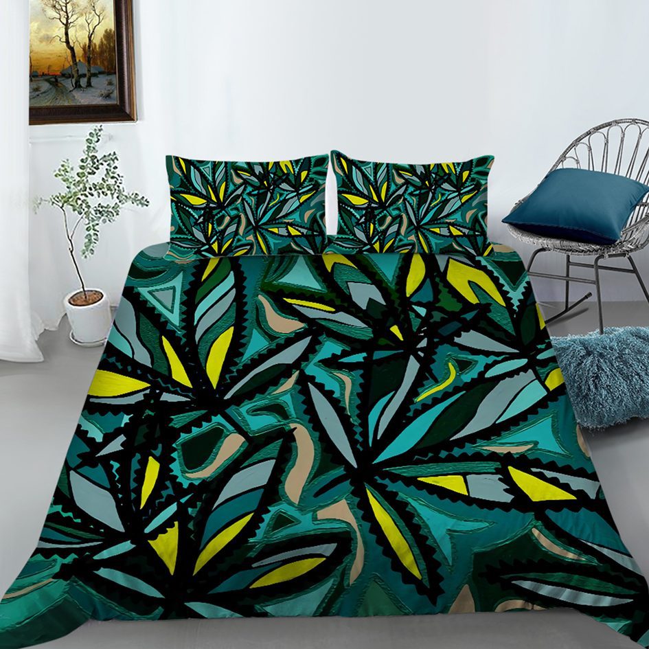 Mr Johnny Green | Digital Printed 3Pcs Queen Size Duvet Cover_9