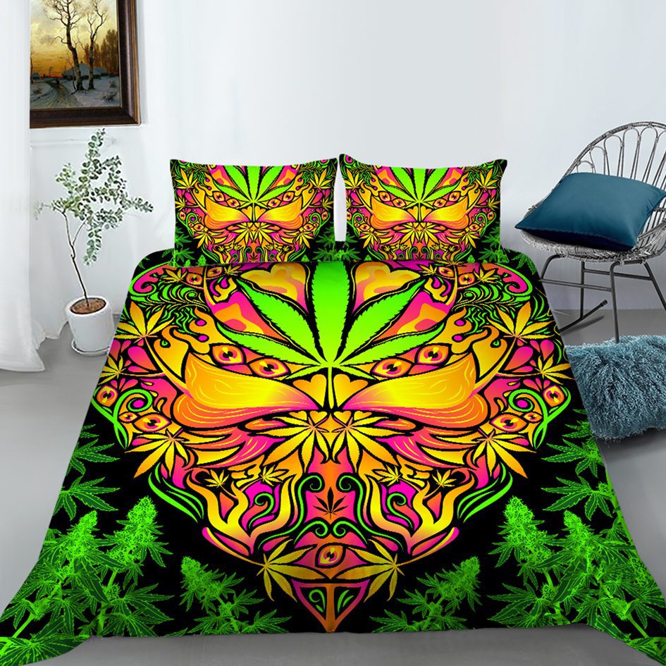 Mr Johnny Green | Digital Printed 3Pcs Queen Size Duvet Cover_11