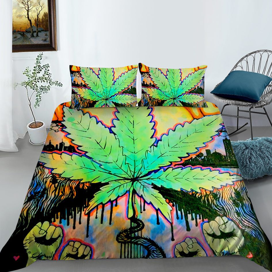 Mr Johnny Green | Digital Printed 3Pcs Queen Size Duvet Cover_12