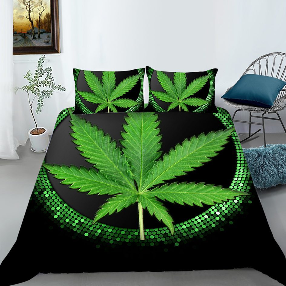 Mr Johnny Green | Digital Printed 3Pcs Queen Size Duvet Cover_1