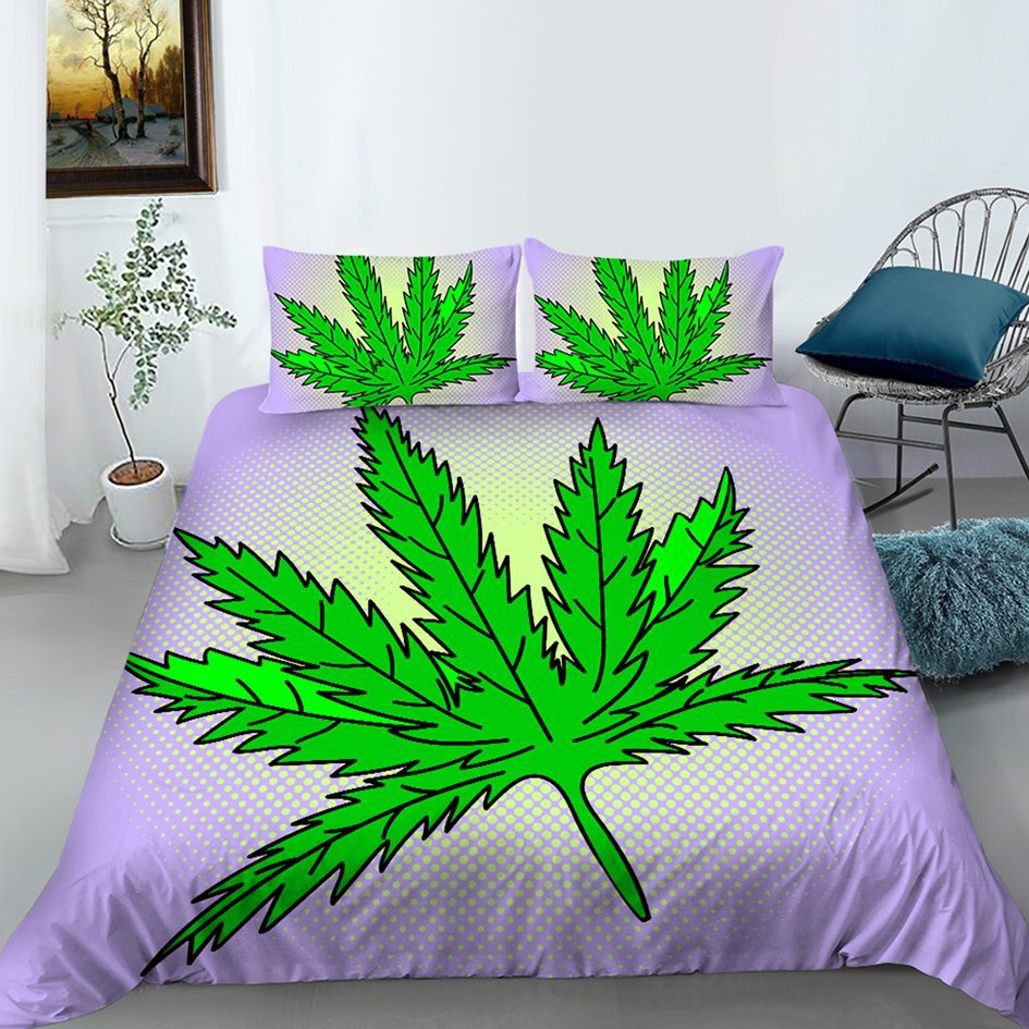 Mr Johnny Green | Digital Printed 3Pcs Queen Size Duvet Cover_4