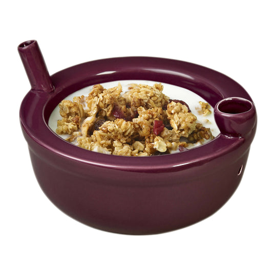 NOVELTY ROAST & TOAST CEREAL BOWL - PLUM COLOR_0