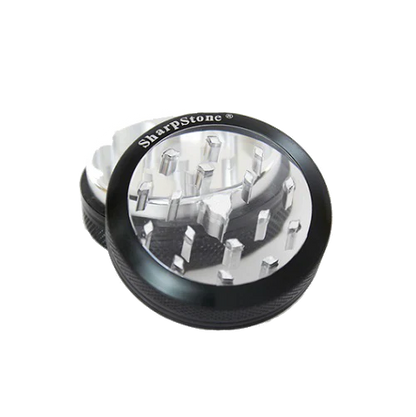 SharpStone® | CLEAR TOP 2 PIECE HERB GRINDER - 2.2" [ GRI906 ]_1