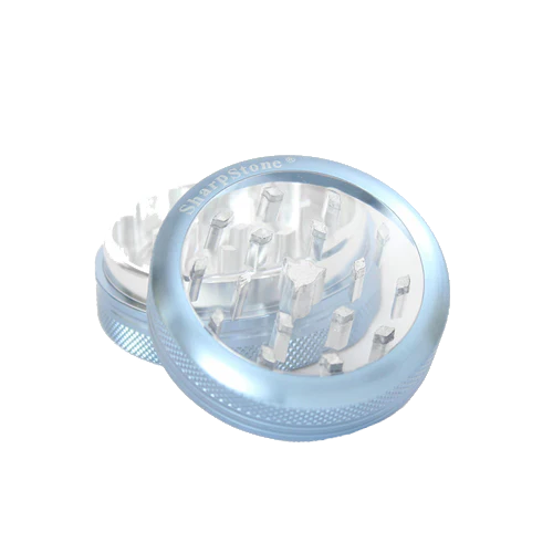 SharpStone® | CLEAR TOP 2 PIECE HERB GRINDER - 2.2" [ GRI906 ]_2