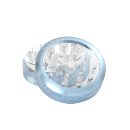 SharpStone® | CLEAR TOP 2 PIECE HERB GRINDER - 2.2" [ GRI906 ]_2