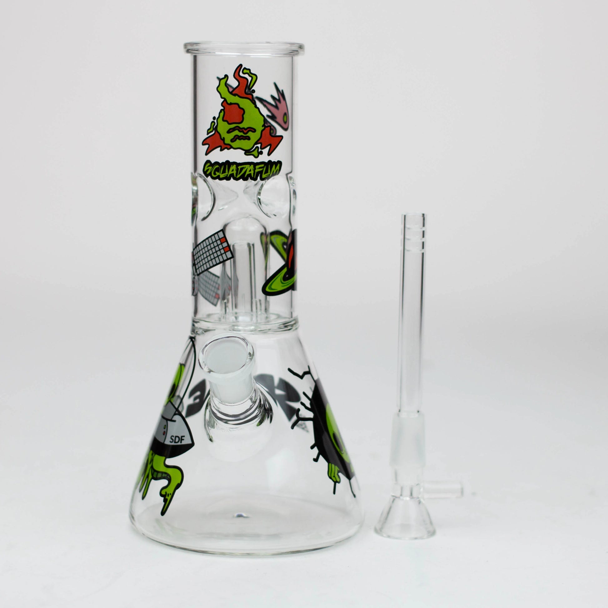 Squadafum Glass Ice Bong Percolator Stickers_8