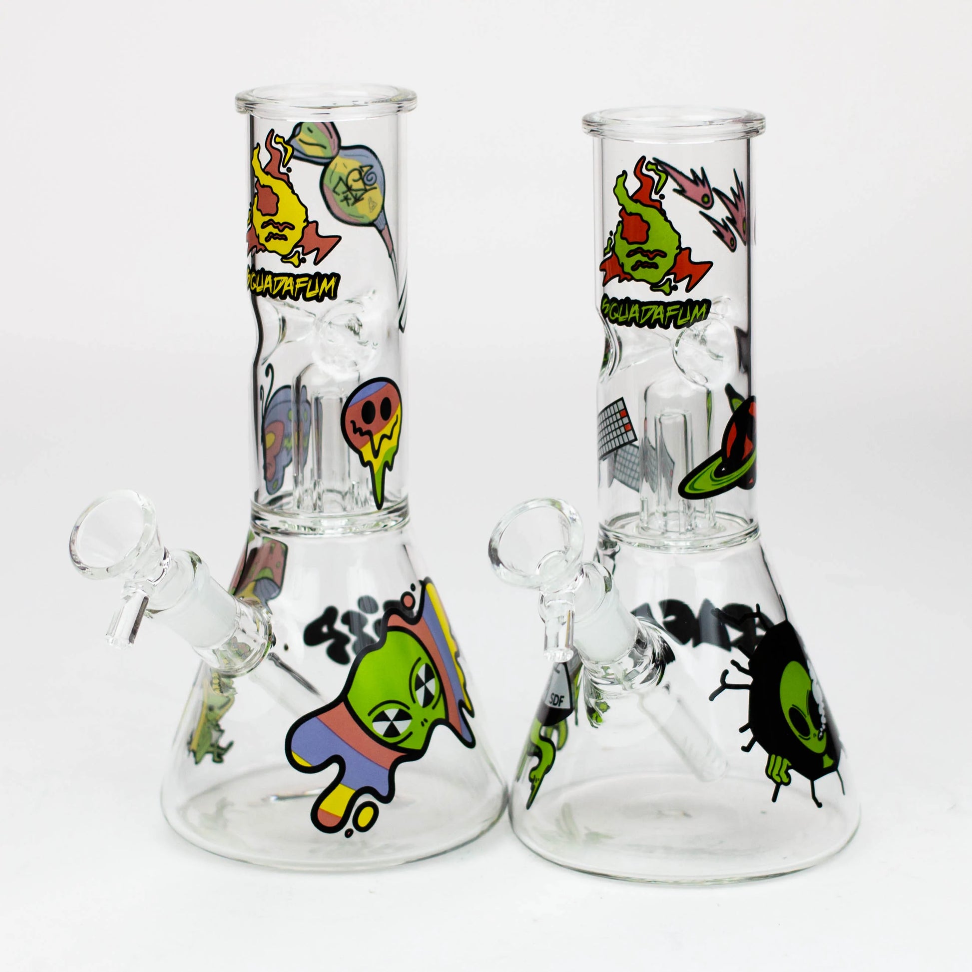 Squadafum Glass Ice Bong Percolator Stickers_0