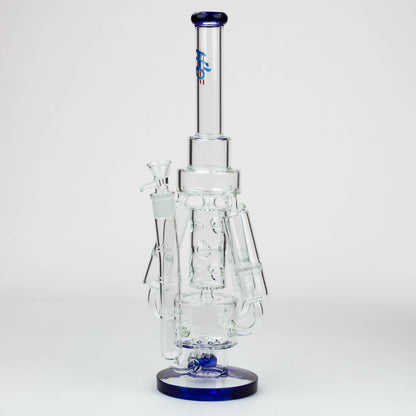 17" H2O Three Honeycomb silnders glass water recycle bong [H2O-25]_6