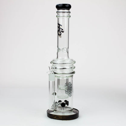 17" H2O glass water bong with double layer honeycomb [H2O-28]_4