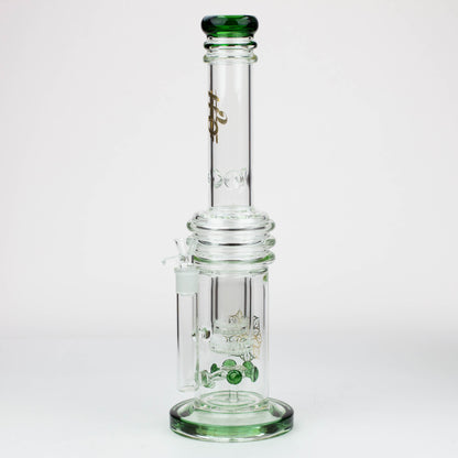 17" H2O glass water bong with double layer honeycomb [H2O-28]_6