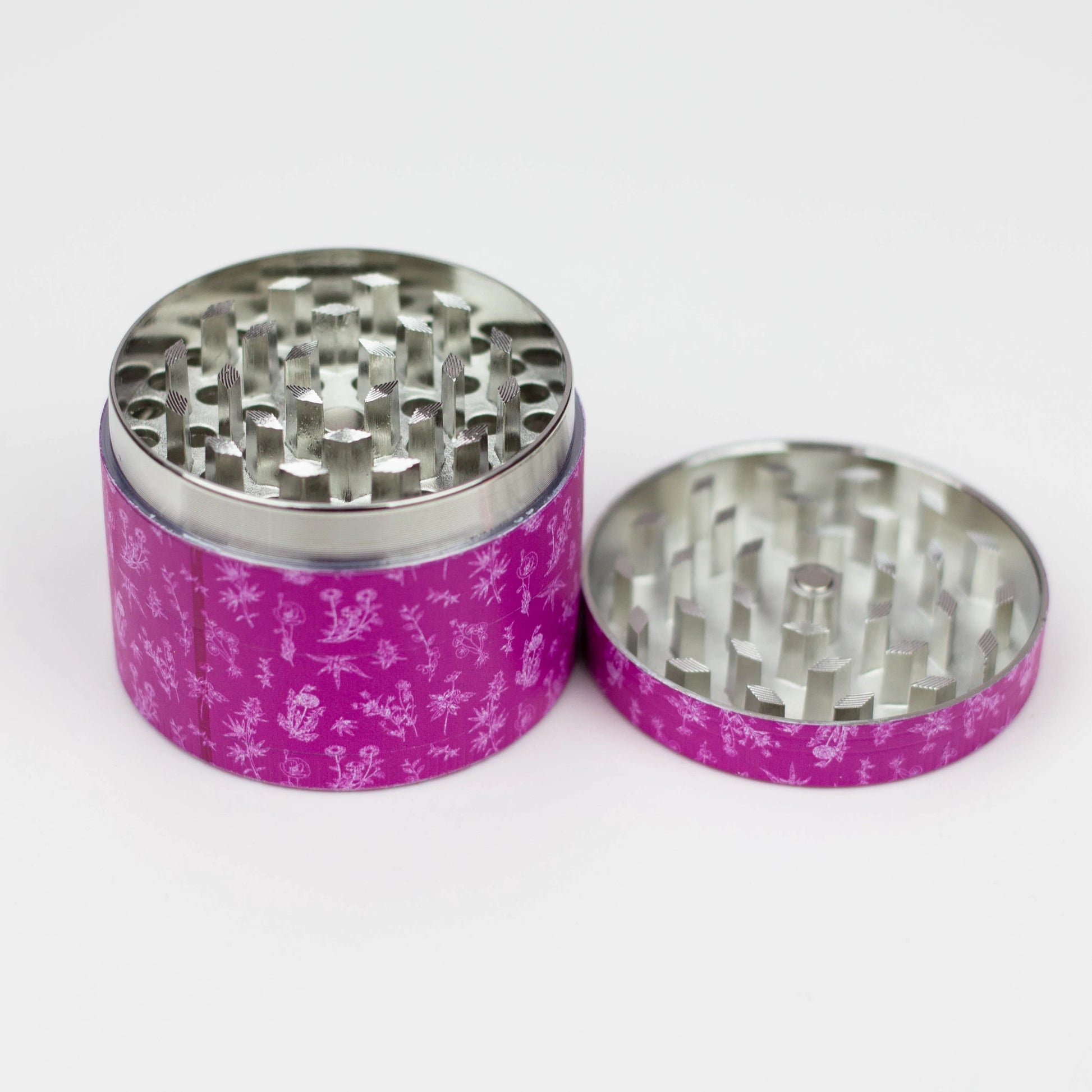 Flower Stampede 4-Layer Pink Grinder_2