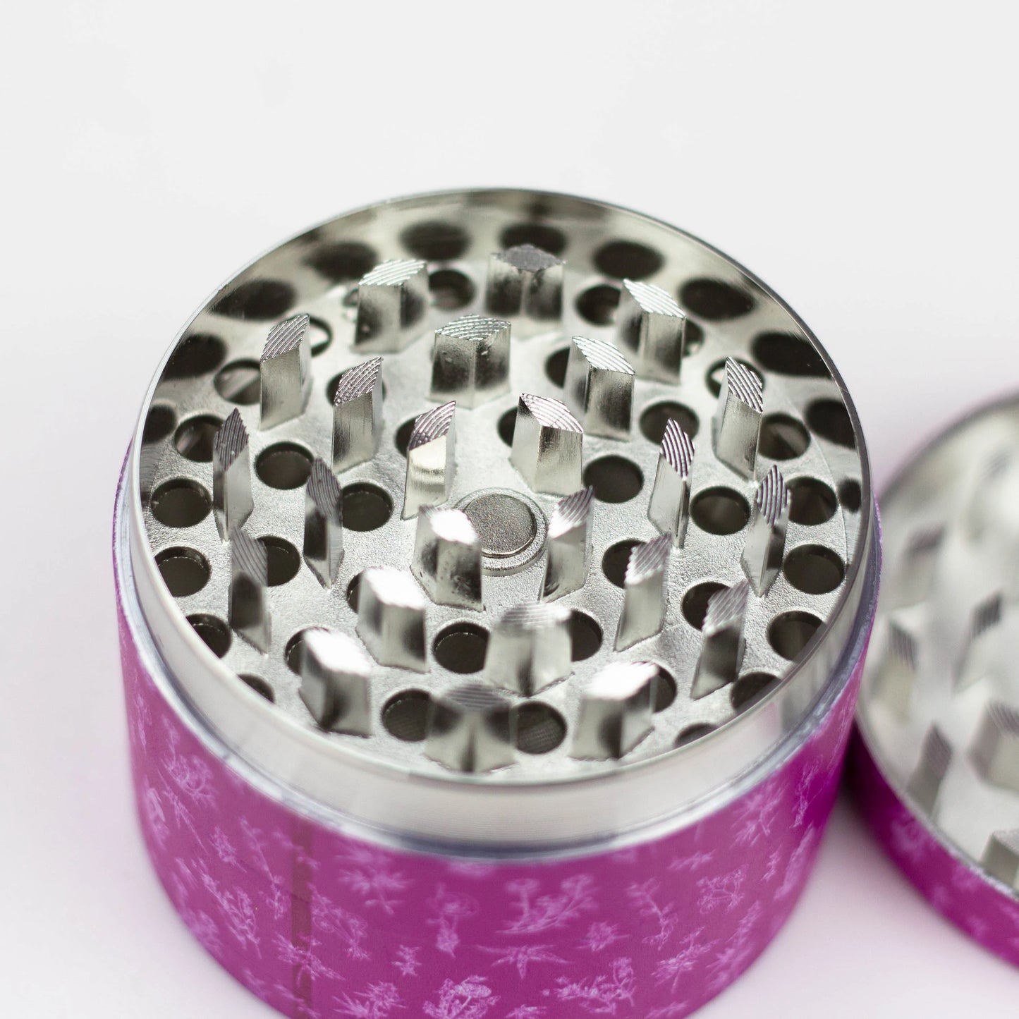 Flower Stampede 4-Layer Pink Grinder_3