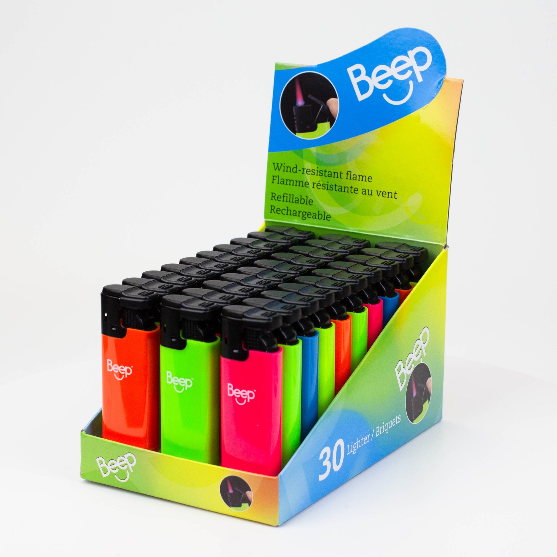 BEEP refillable torch lighter Box of 30  XLC8590_0