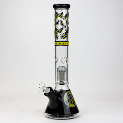 PROTECT YA NECK-15.5" 7 mm tree arm percolator glass bong [Killa Bees]_0