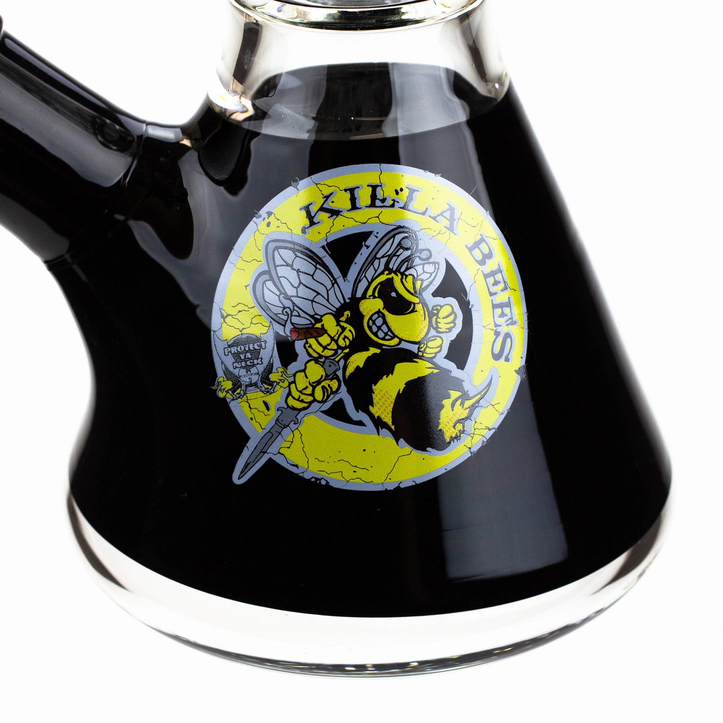 PROTECT YA NECK-15.5" 7 mm tree arm percolator glass bong [Killa Bees]_10