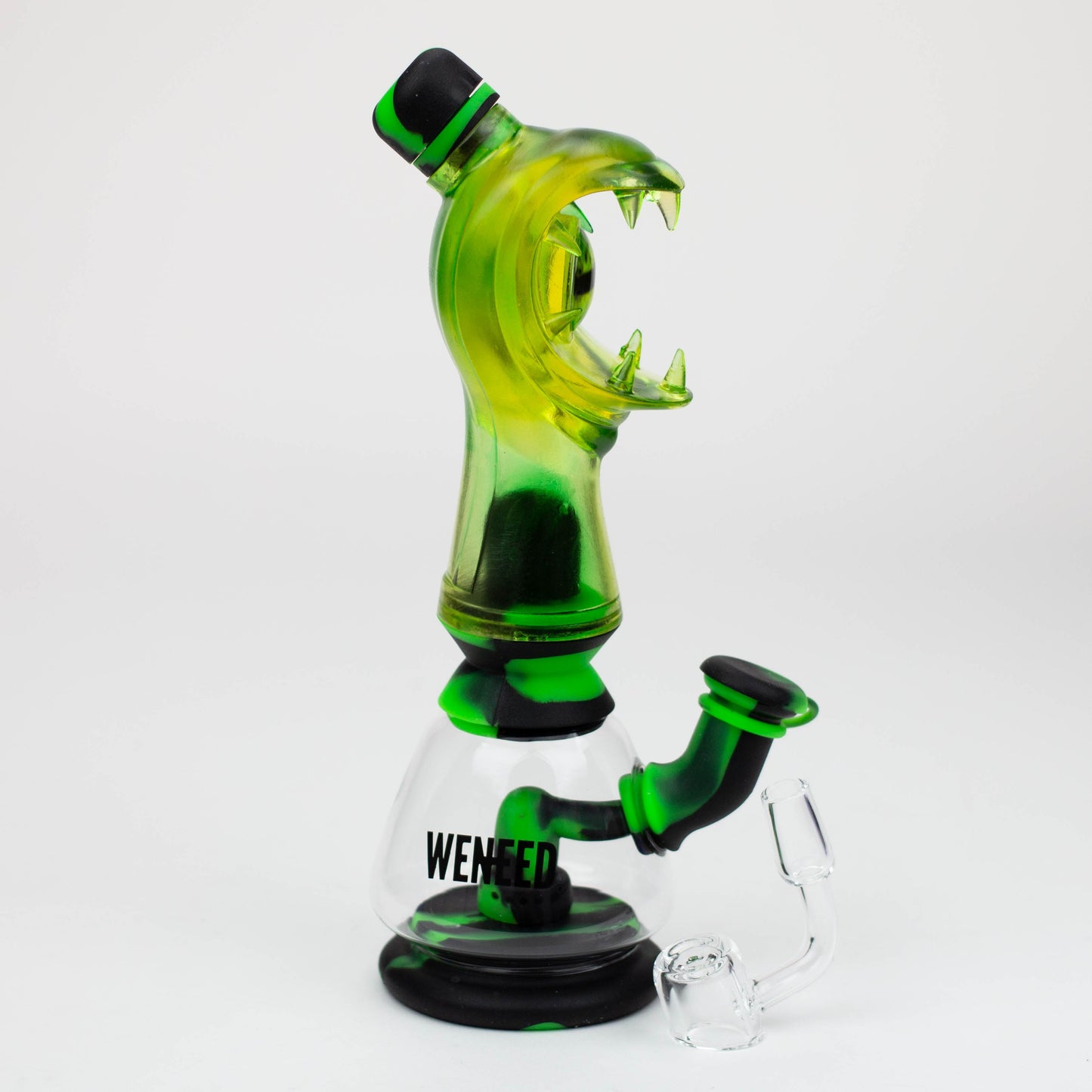 WENEED®- 9'' Leak Proof Monster Eyes Silicone Rig_2