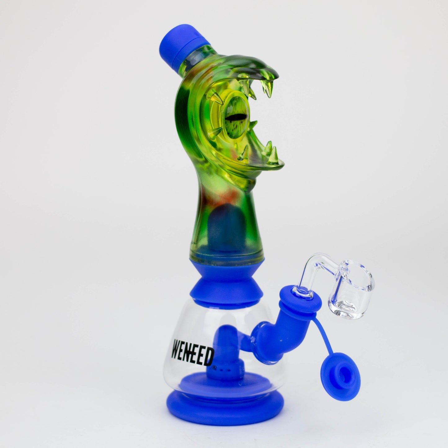 WENEED®- 9'' Leak Proof Monster Eyes Silicone Rig_3