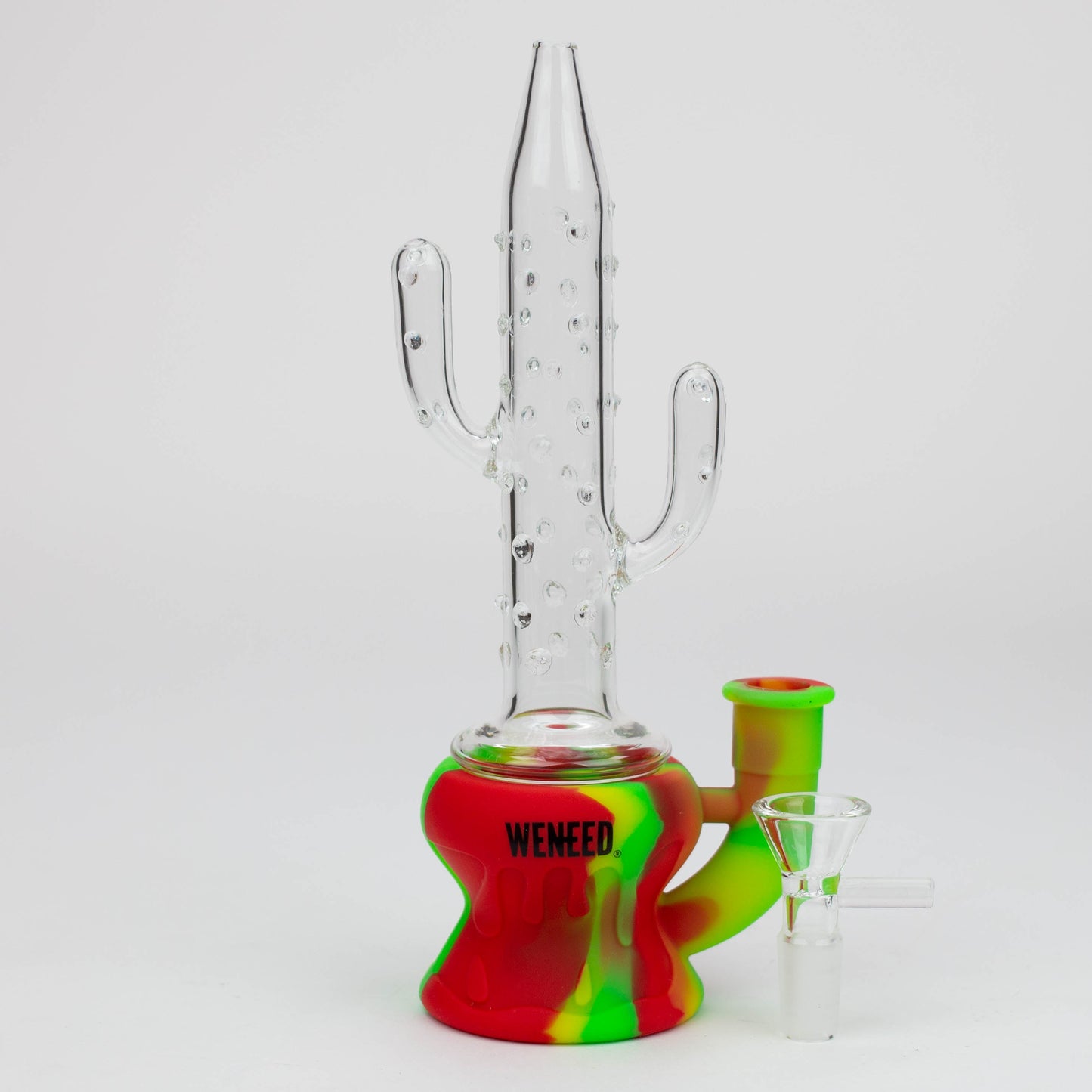 WENEED®- 9" Silicone Cactus bong_10