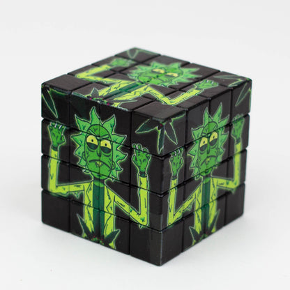 Cartoon Cube Herb Grinder - 4 Parts_11