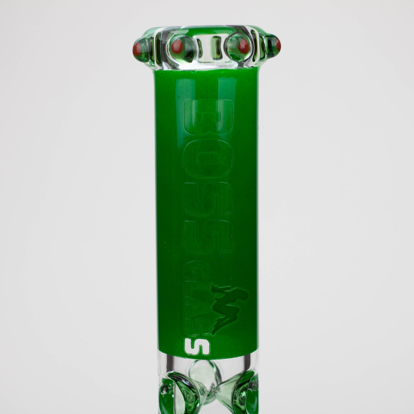 16" BOSS curved tube 7mm glass bong [AK079]_13