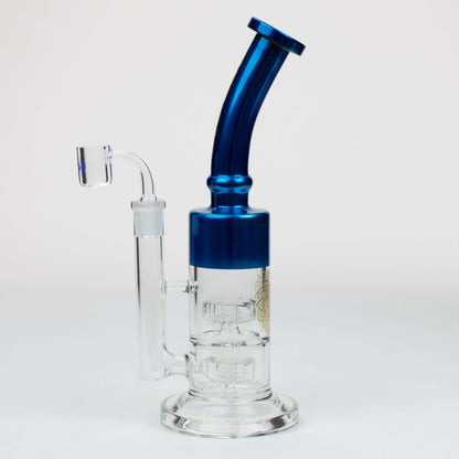 12" AQUA 2-in-1 Dual Barrel diffuser glass bong [AQUA118]_2