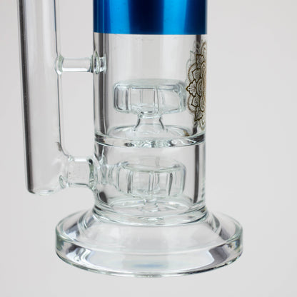 12" AQUA 2-in-1 Dual Barrel diffuser glass bong [AQUA118]_6