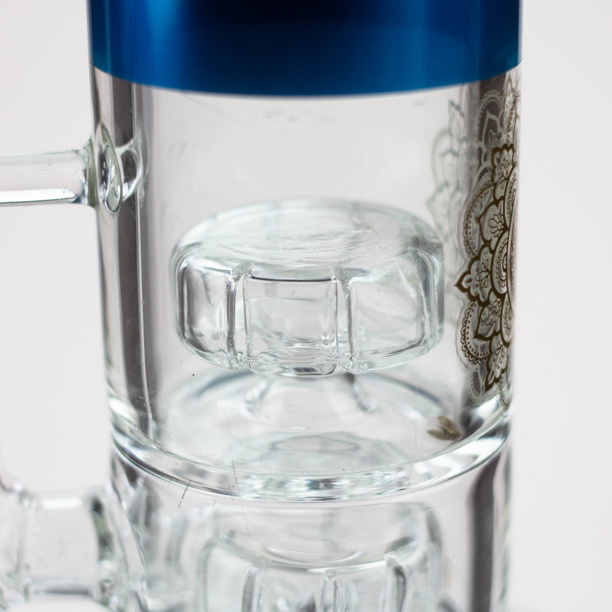 12" AQUA 2-in-1 Dual Barrel diffuser glass bong [AQUA118]_7