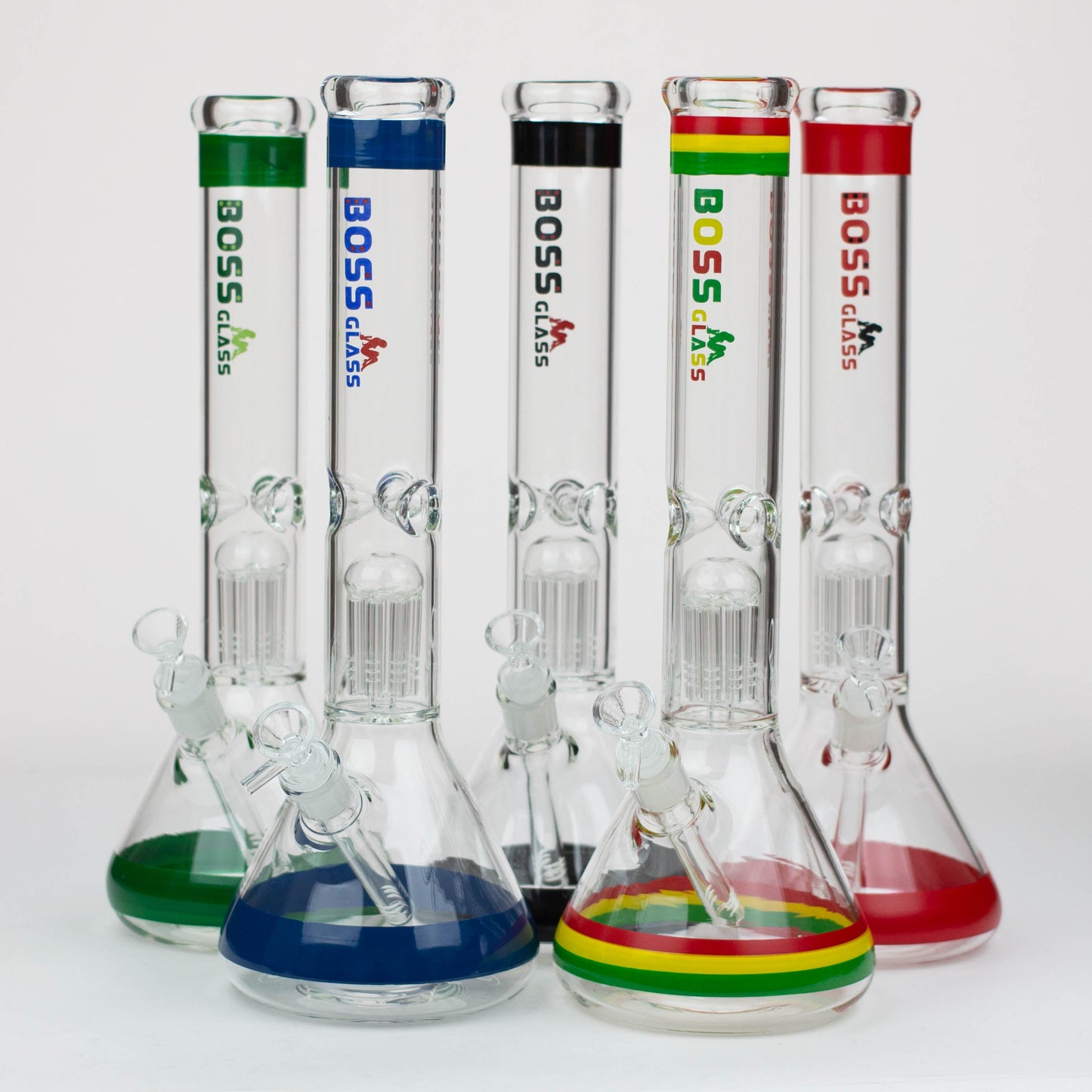 16" BOSS 7mm glass beaker bong [AK089]_0