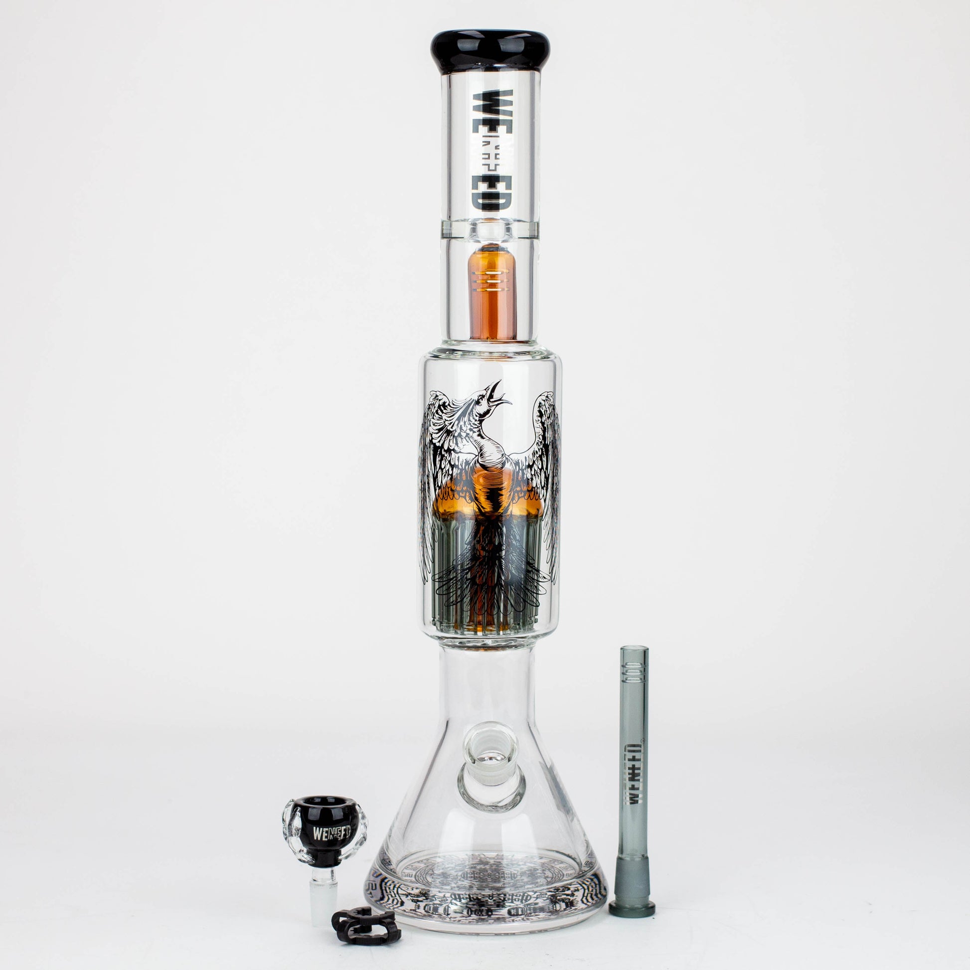 WENEED®-18" Beasts of East Tree Percolator Beaker bong_4