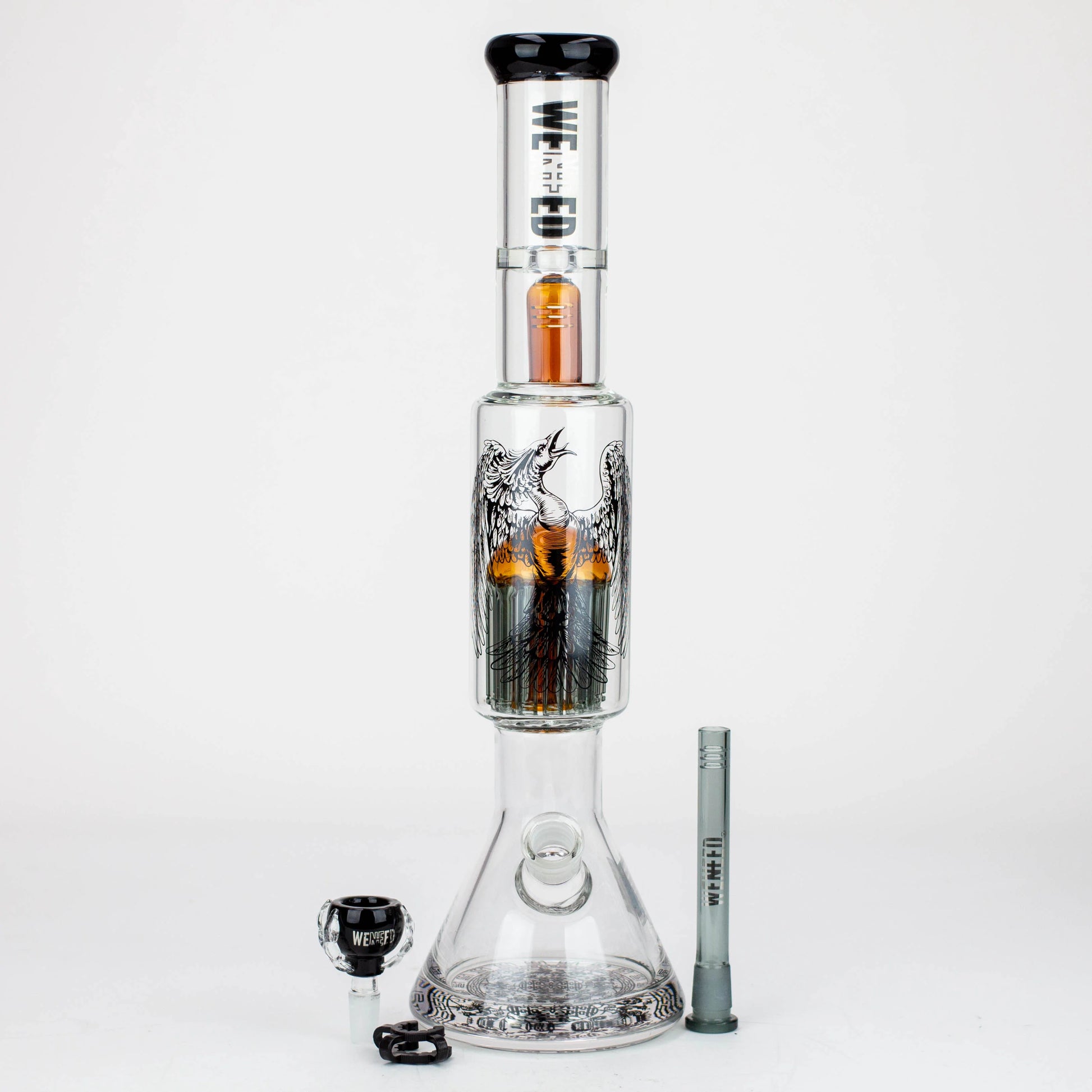 WENEED®-18" Beasts of East Tree Percolator Beaker bong_4