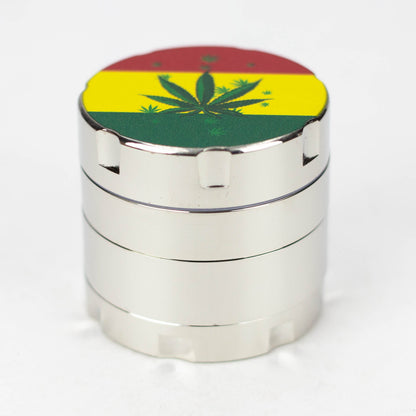 Infyniti 4 parts mini Rasta leaf herb grinder_2