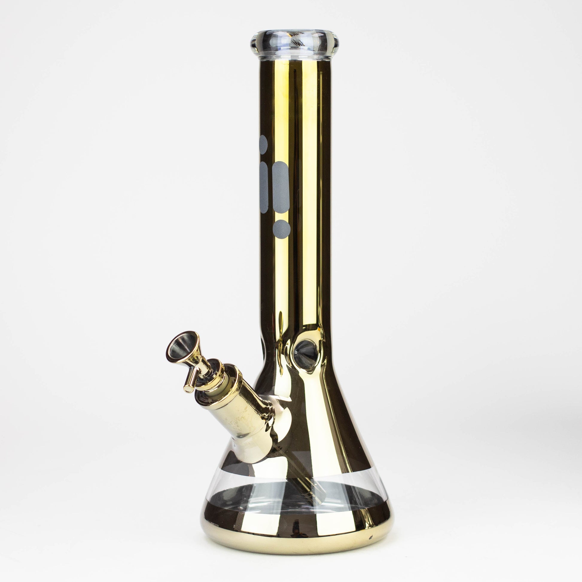 13.5" Infyniti 7 mm metallic classic beaker bong_7