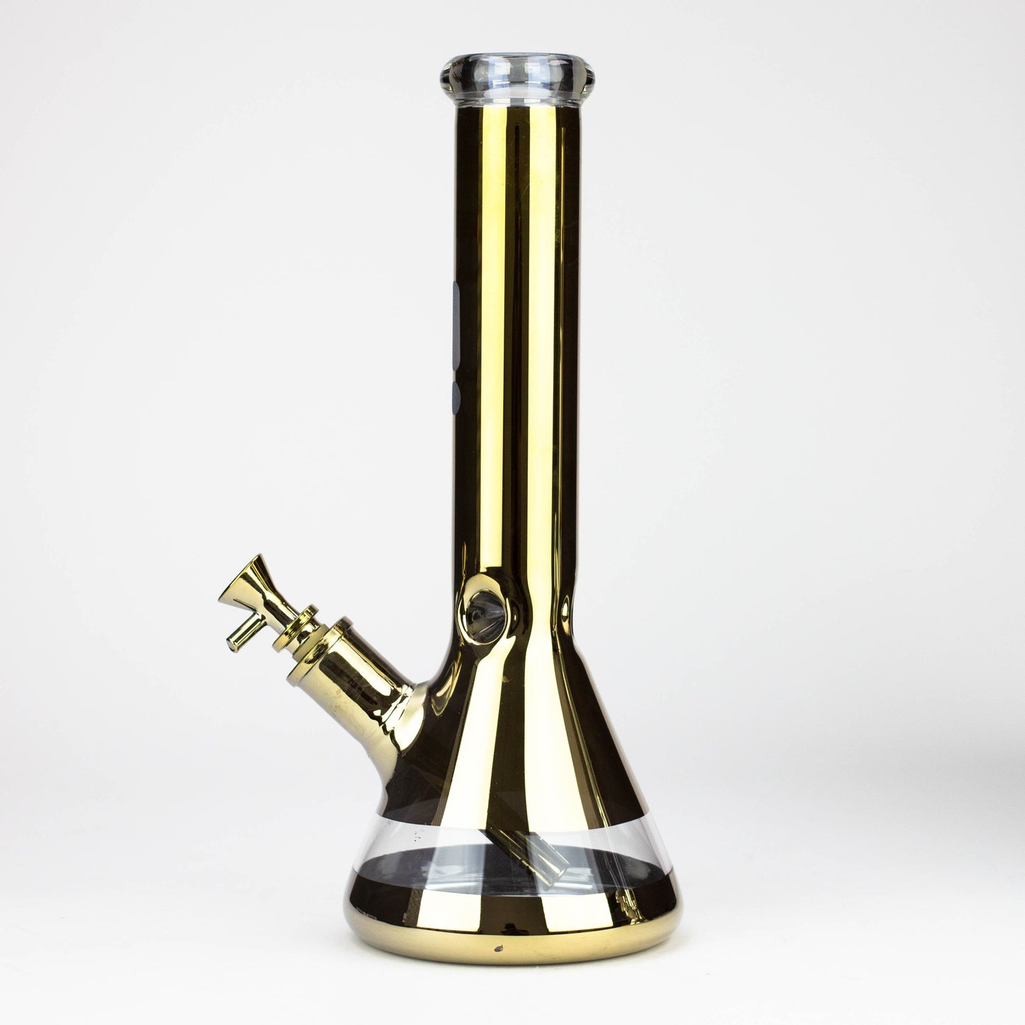 13.5" Infyniti 7 mm metallic classic beaker bong_10