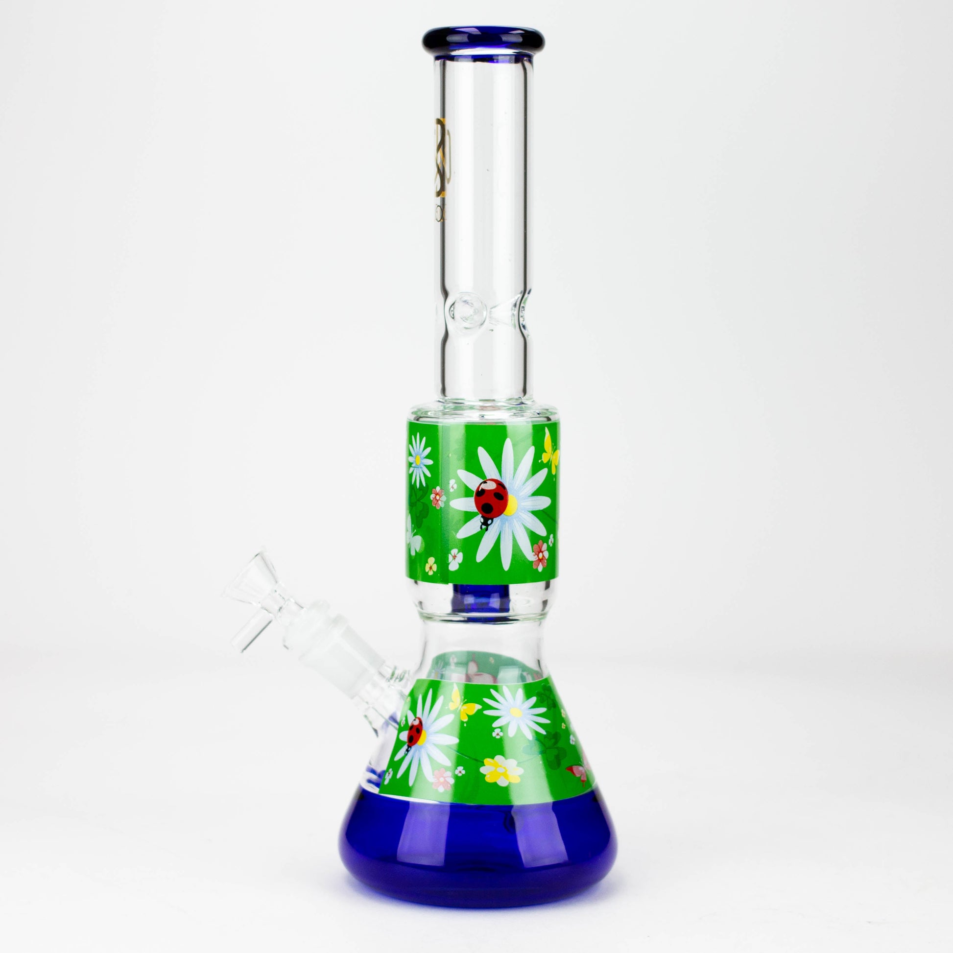 BLO | 13" Flower decal glass bong_1