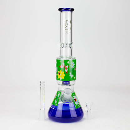 BLO | 13" Flower decal glass bong_7