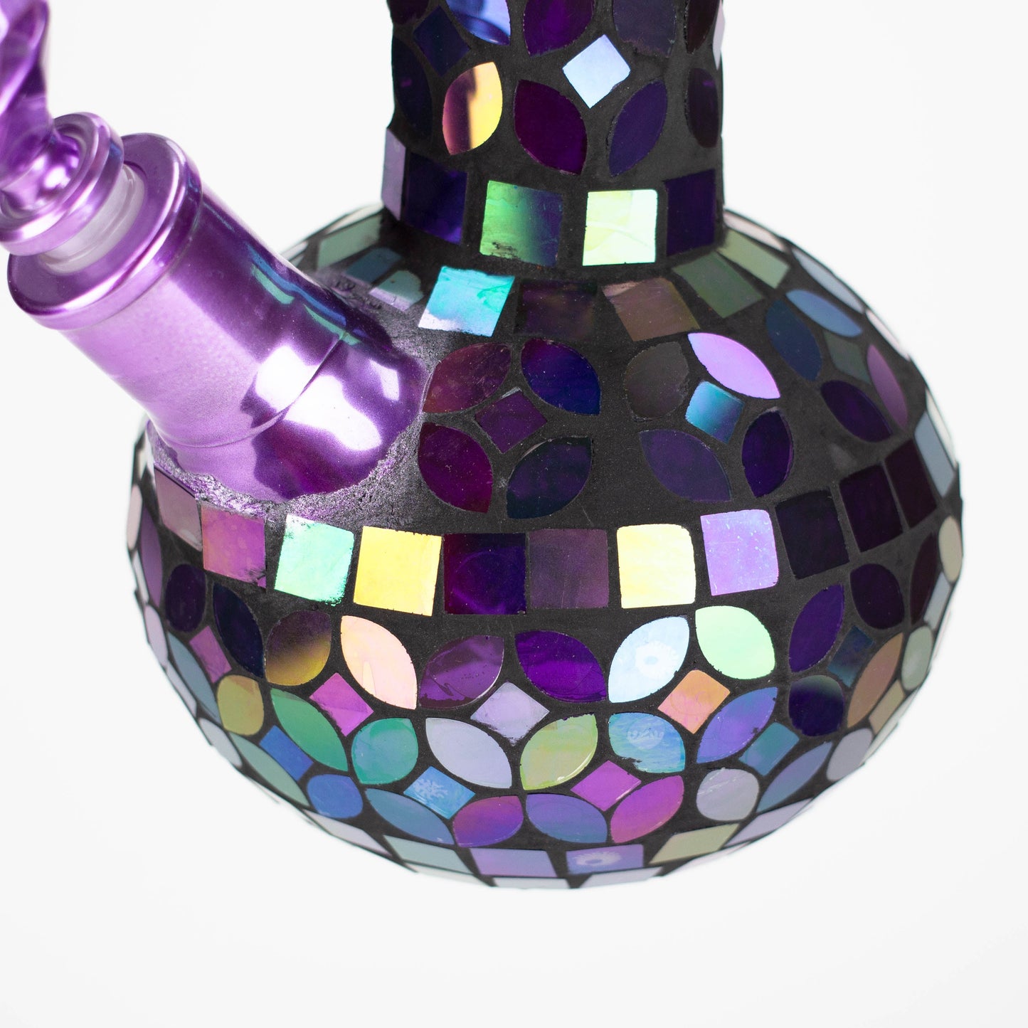 15.5" Mosaic 7mm glass bong [MSAK-4]_5