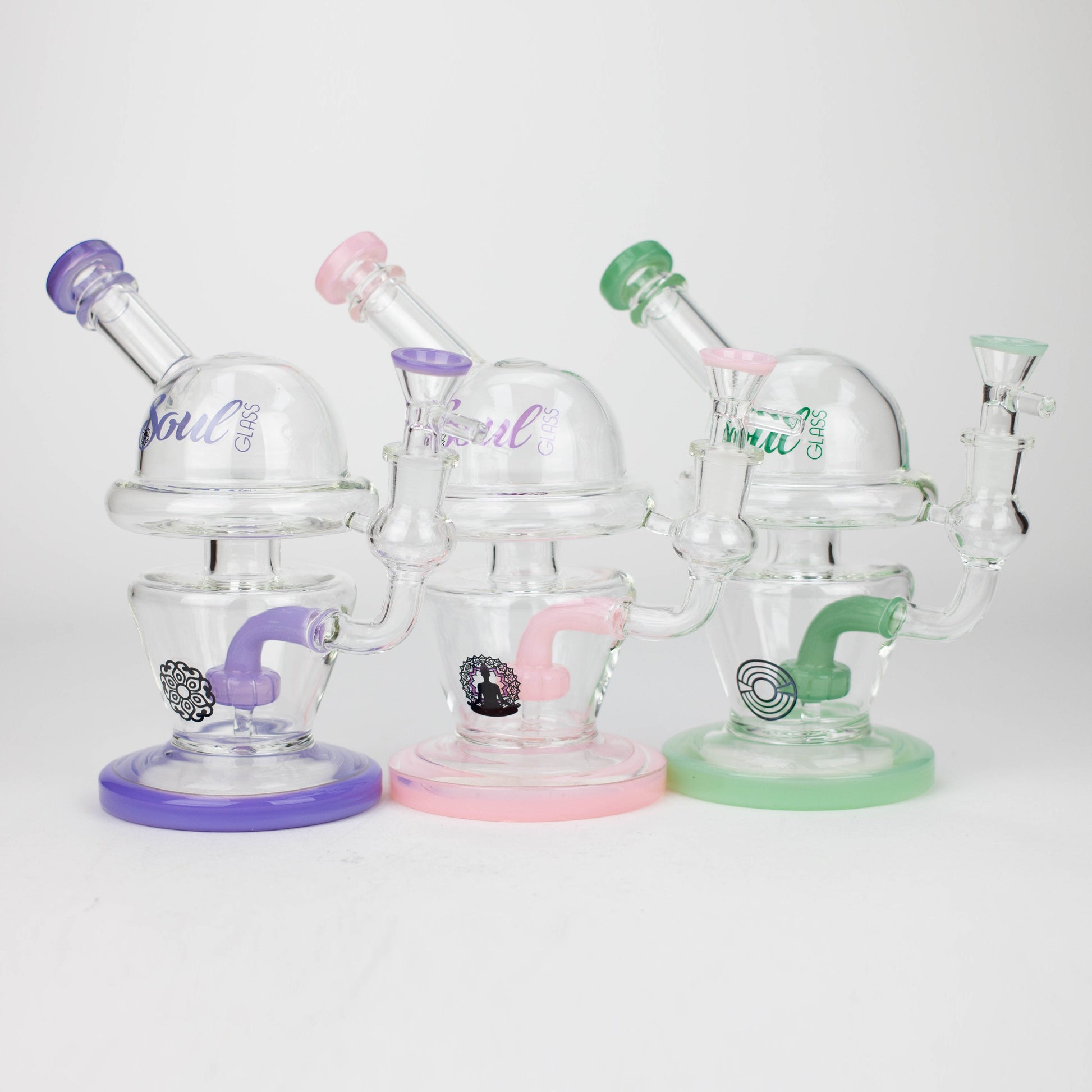 8" SOUL Glass bong [S2069]_0