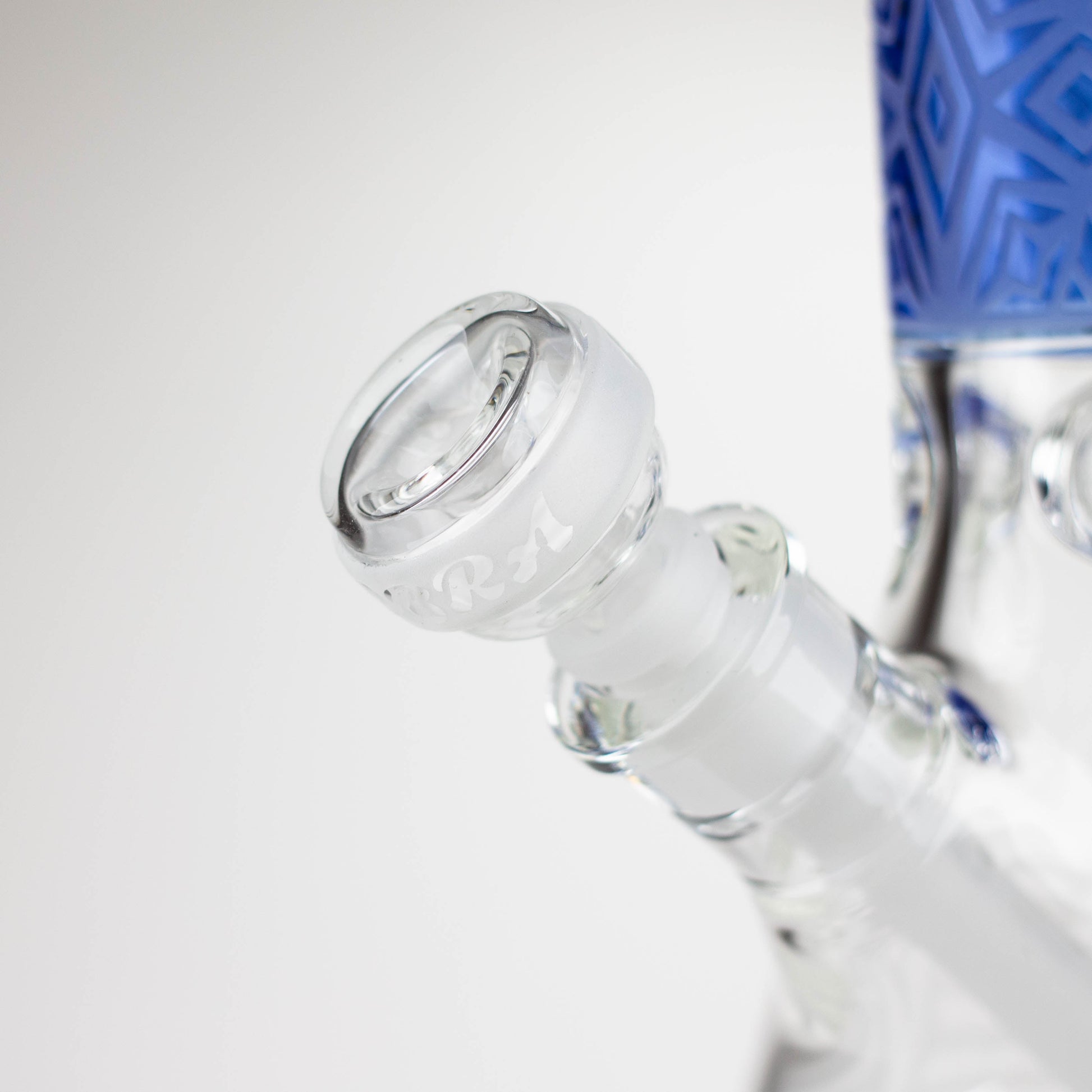 COBRA | 14" sandblasted geometric graphic 7 mm glass bong [YY01]_2