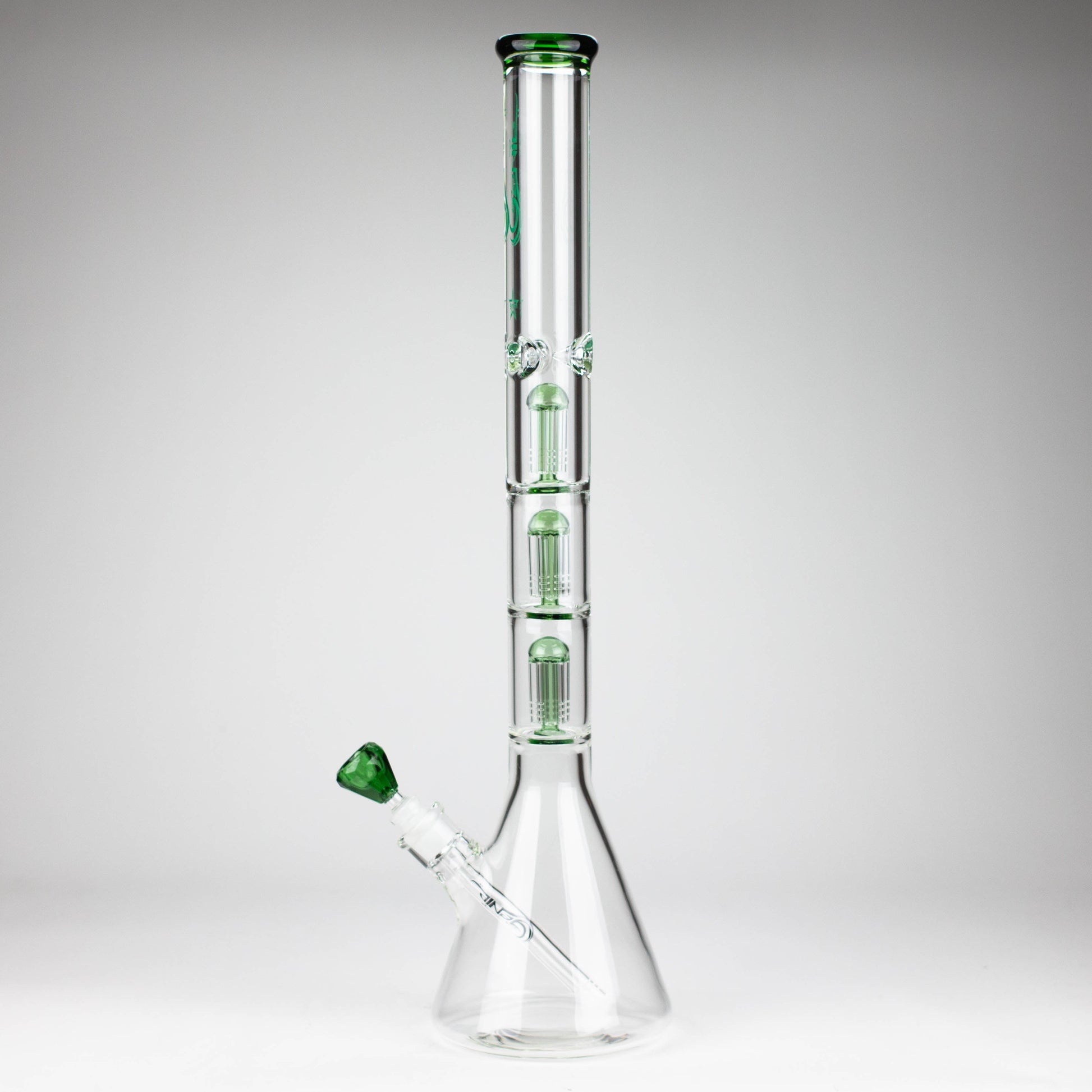 GENIE | 24" 9mm Triple percolator beaker water bong [GB1907]_10