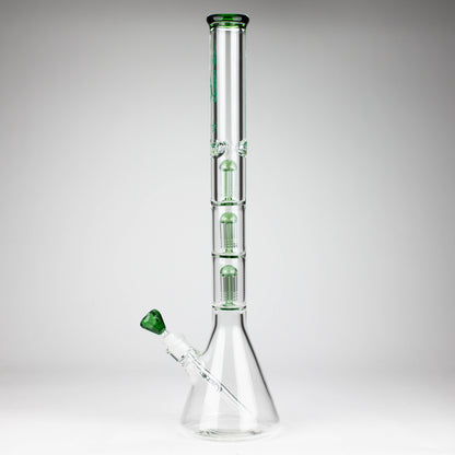 GENIE | 24" 9mm Triple percolator beaker water bong [GB1907]_10