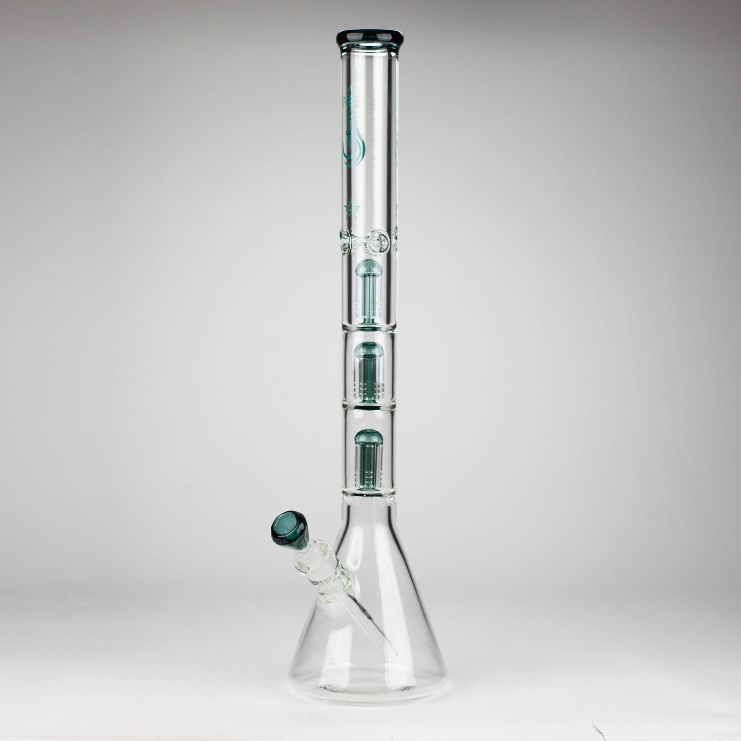 GENIE | 24" 9mm Triple percolator beaker water bong [GB1907]_5