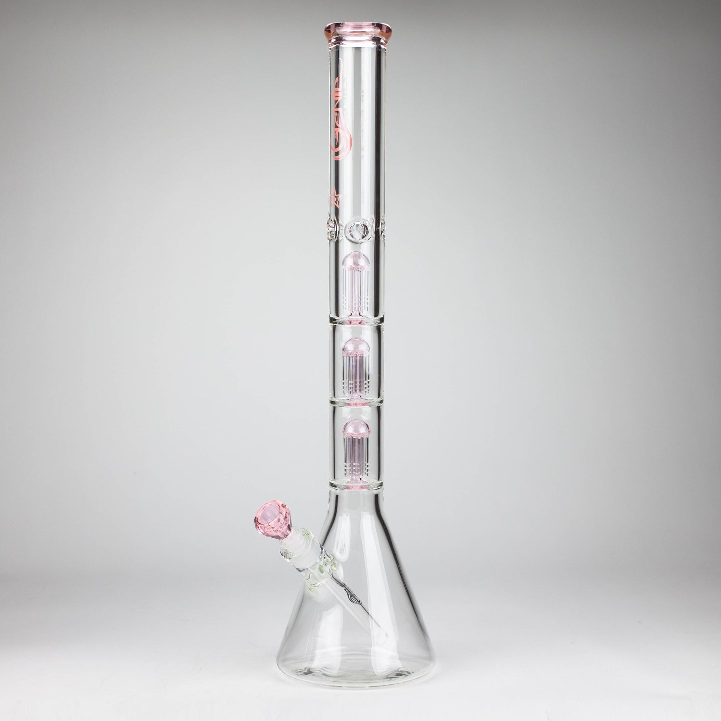 GENIE | 24" 9mm Triple percolator beaker water bong [GB1907]_7