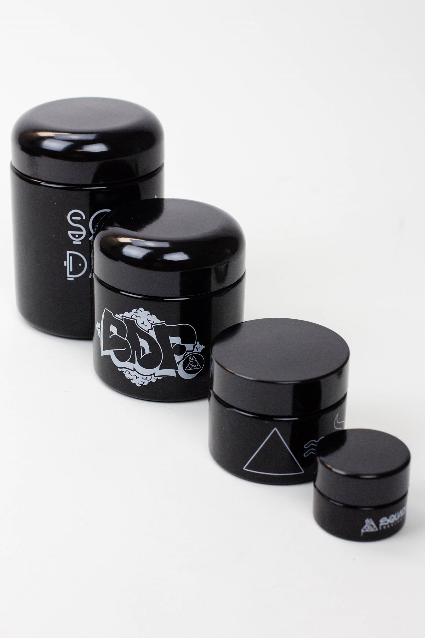 Squadafum Quartz Jar Pot UV Future Logo 250 ml_3