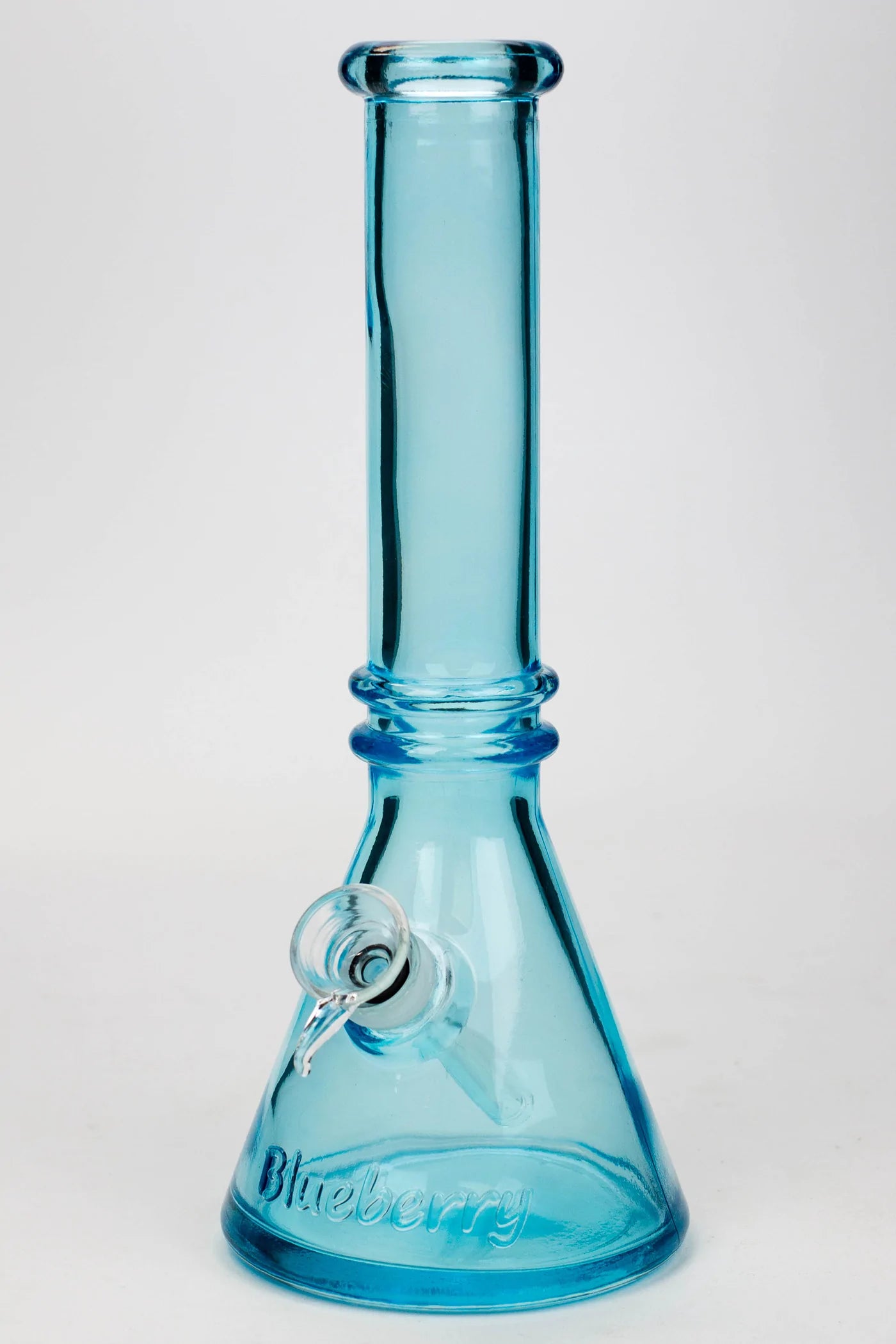 10" colored soft glass water bong_9