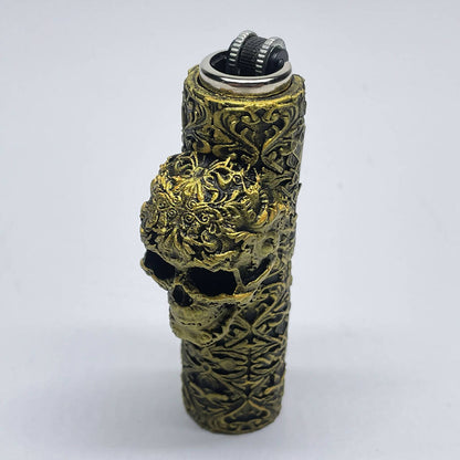 Unique Skull Case Cover for Mini Clipper Lighter_4